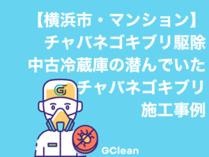 横浜市港北区のマンションでの中古冷蔵庫に潜んだチャバネゴキブリ駆除事例