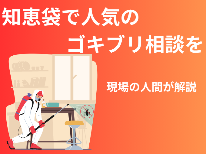 ゴキブリ駆除に関する知恵袋で人気の悩みを現場を知る業者が解説するイラスト